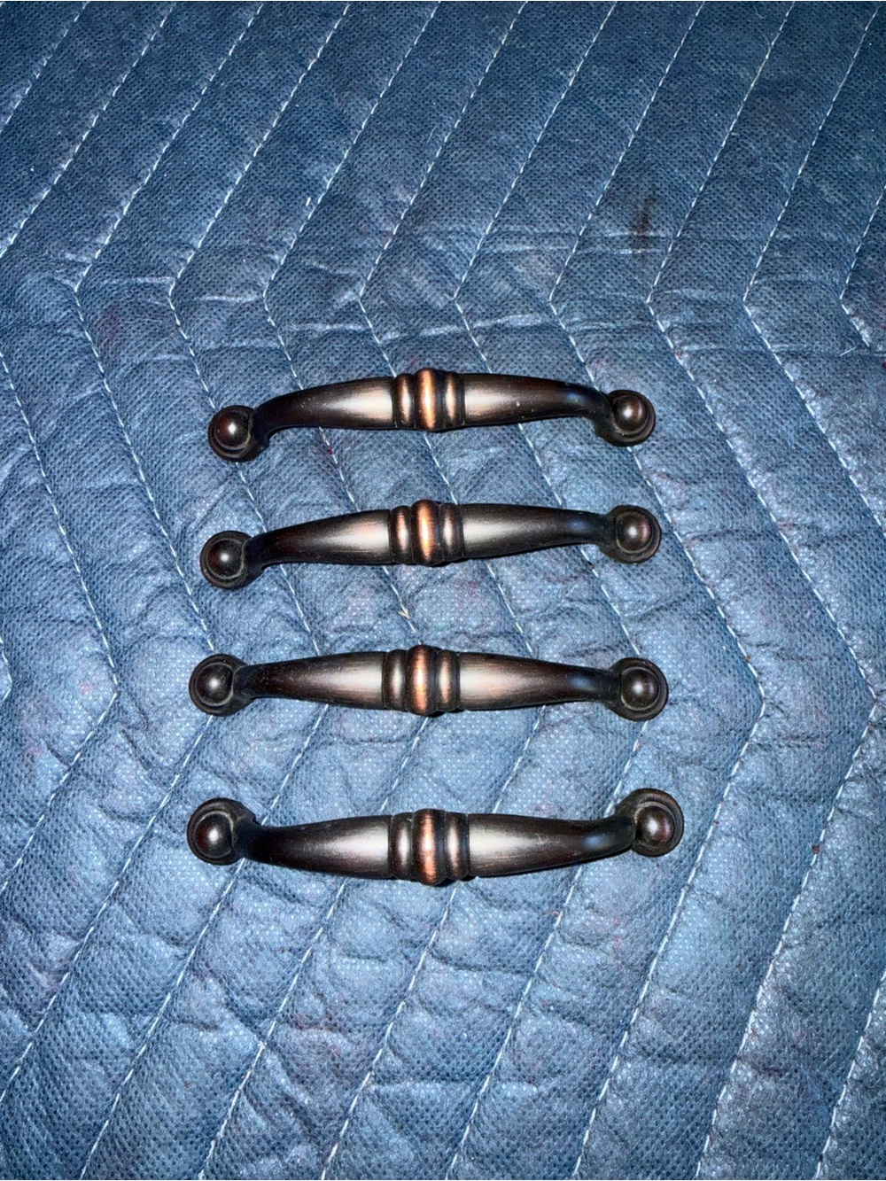 Oil-Rubbed Bronze Cabinet Pulls - Set of 4